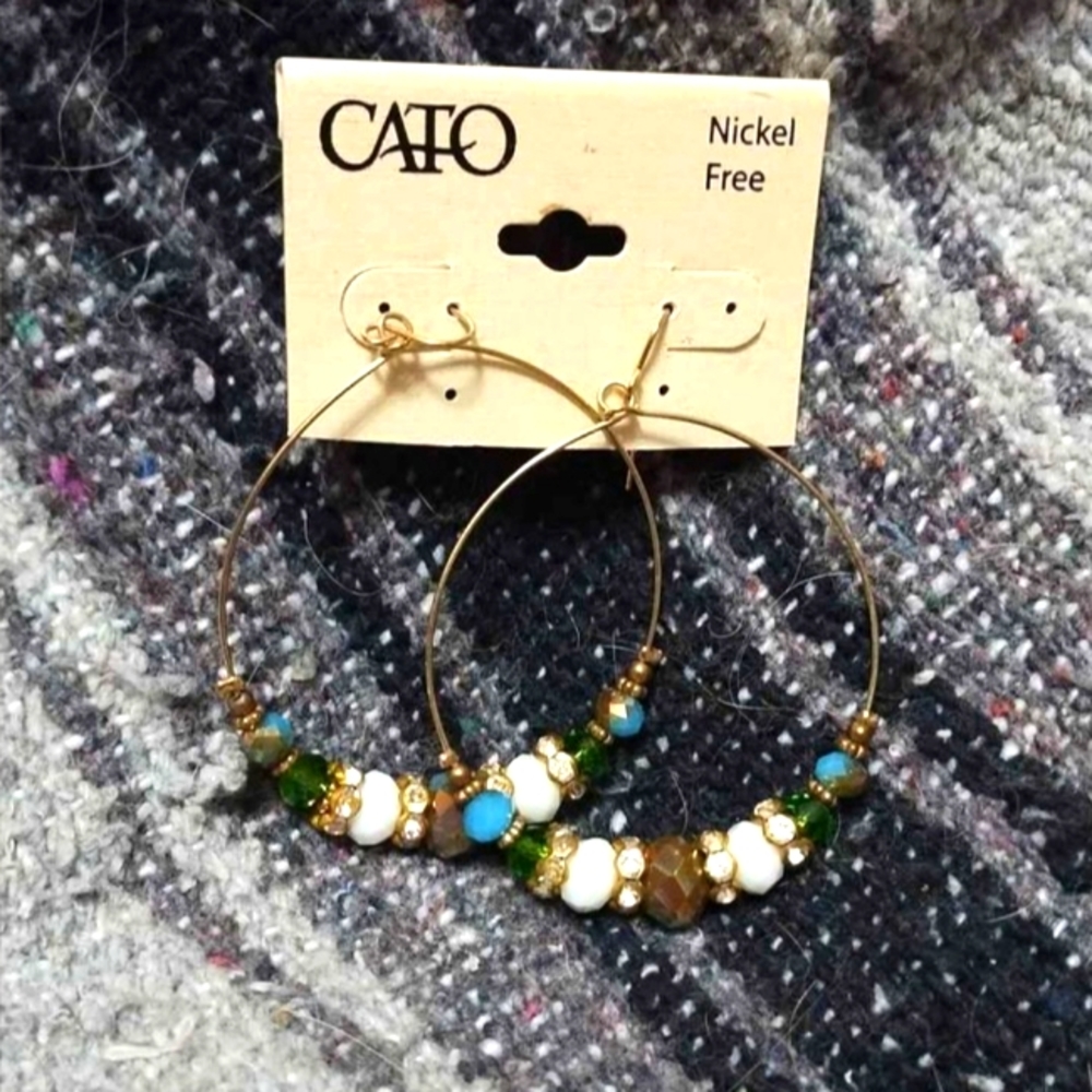 SOLD - Cato Hoop Earrings